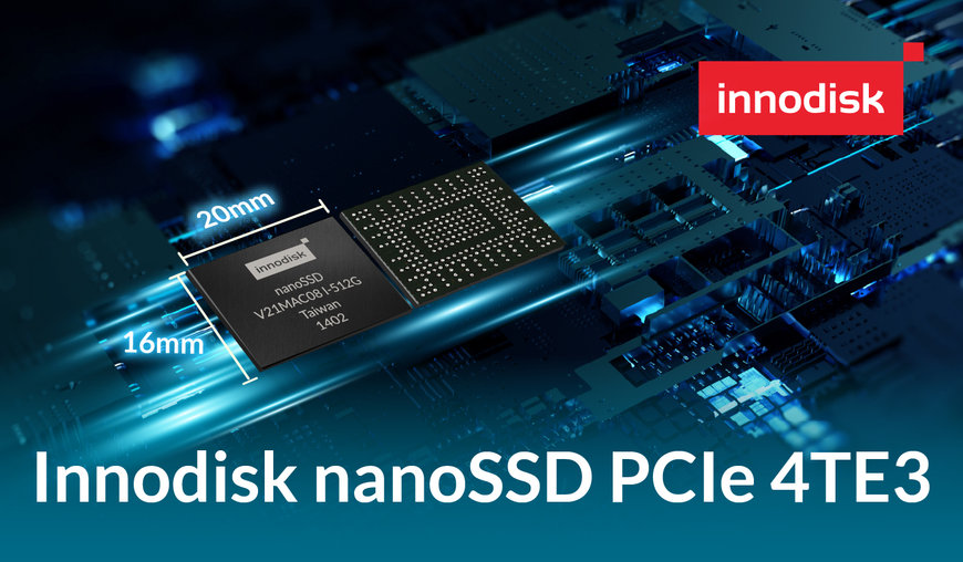 Innodisk wprowadza pierwszy PCIe nanoSSD 4TE3 o kompaktowym rozmiarze, niezawodności i wydajności, aby odblokować aplikacje 5G, motoryzacyjne i lotnicze